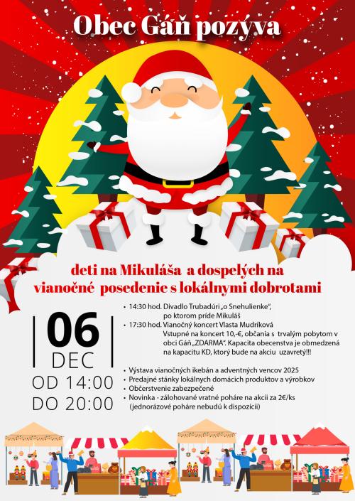 Mikuláš a vianočné trhy 2025